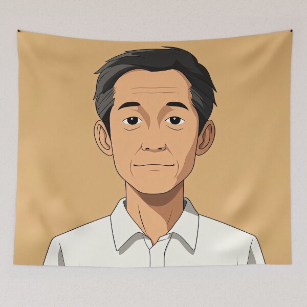Item preview, Laotian man, portrait | Anime style designed and sold by ComicsFactory.