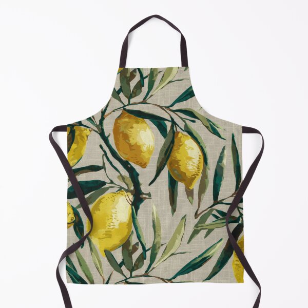 Item preview, Mediterranean Citrus and Olive Branch Pattern | Impressionist Provence Lemon Design. Art By Carraann designed and sold by CARRAANN.