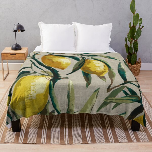 Item preview, Mediterranean Citrus and Olive Branch Pattern | Impressionist Provence Lemon Design. Art By Carraann  designed and sold by CARRAANN.