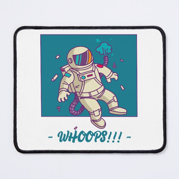 Item preview, Whoops, an astronaut losing air designed and sold by FunEyeDesign.