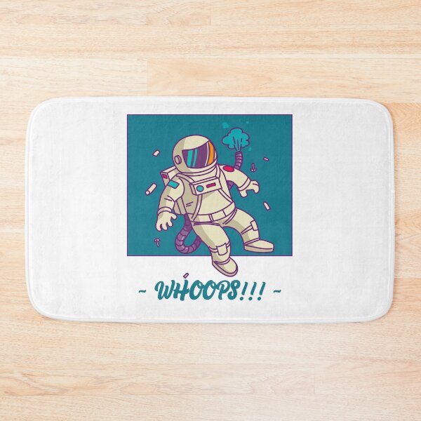Item preview, Whoops, an astronaut losing air designed and sold by FunEyeDesign.