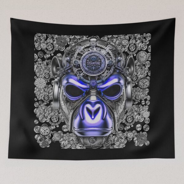 Item preview, Futuristic Steampunk Gorilla designed and sold by Drone-tees.