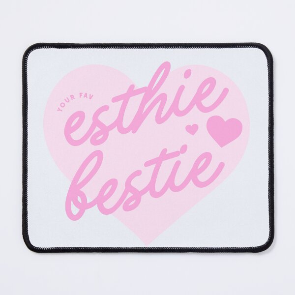 Item preview, Esthie Bestie Pink Aesthetic Esthetician Quote designed and sold by Creative Brat Design Studio.