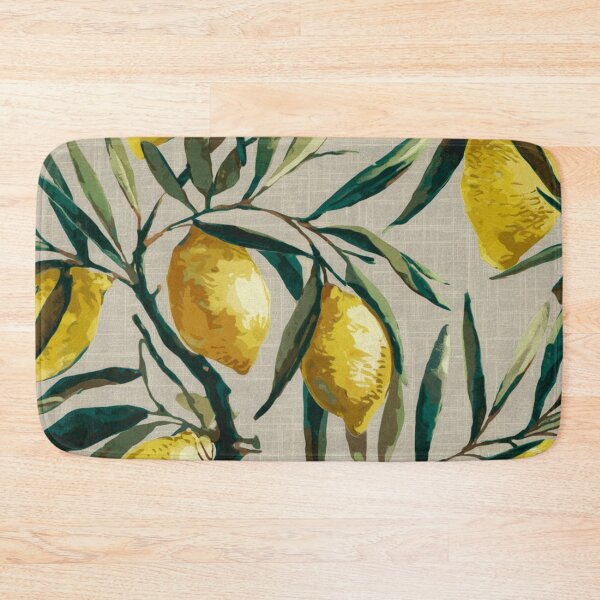 Item preview, Mediterranean Citrus and Olive Branch Pattern | Impressionist Provence Lemon Design. Art By Carraann  designed and sold by CARRAANN.