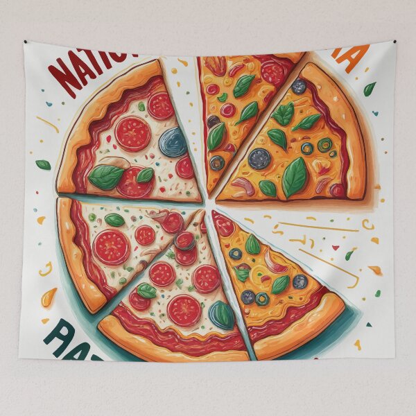 Item preview, Slice into Happiness, Pizza Day Joy designed and sold by bb-15artstudio.