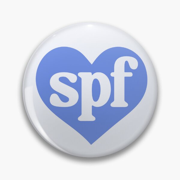 Item preview, I Love SPF Skincare Lover Blue Aesthetic designed and sold by Creative Brat Design Studio.