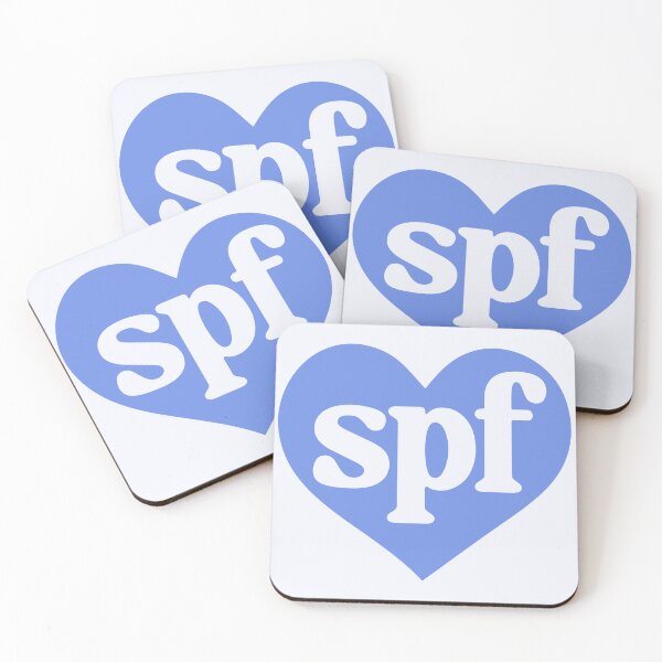 Item preview, I Love SPF Skincare Lover Blue Aesthetic designed and sold by Creative Brat Design Studio.