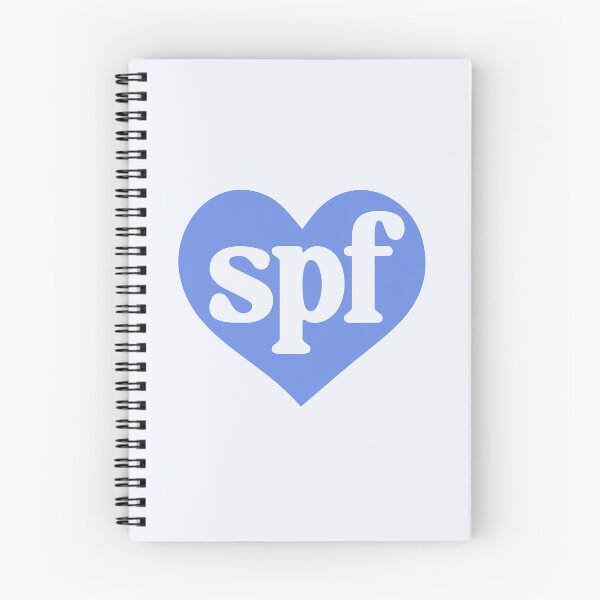 Item preview, I Love SPF Skincare Lover Blue Aesthetic designed and sold by Creative Brat Design Studio.