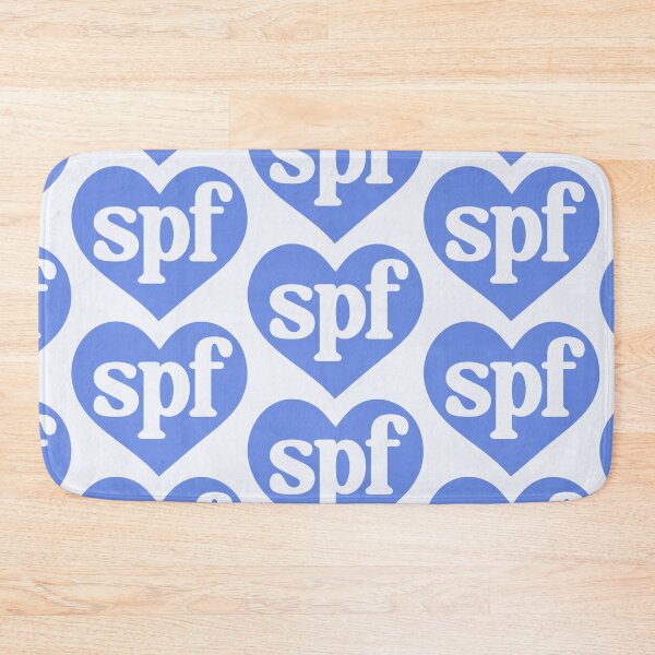 Item preview, I Love SPF Skincare Lover Blue Aesthetic designed and sold by Creative Brat Design Studio.