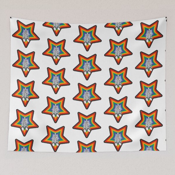 Item preview, 2SLGBTQIA+ Star Pride Progress Flag designed and sold by bitebackcobbc.