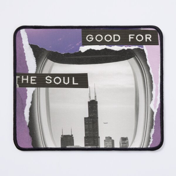 Item preview, Travel soul ripped paper art designed and sold by Deb Puzzledrobots.