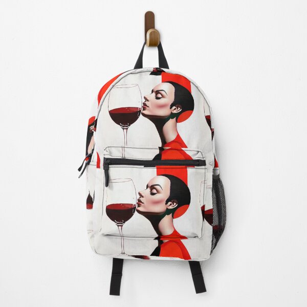 Item preview, A woman with a glass of red wine. designed and sold by Natalia-Vlad.