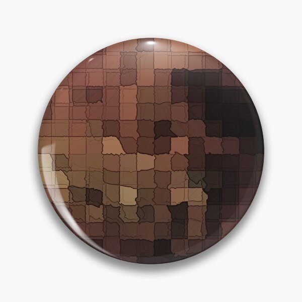 Item preview, Retro Imperfect Cube Pattern in Brown designed and sold by Artistestella.