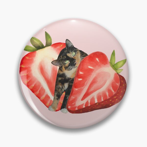 Item preview, Strawberry Cat designed and sold by letsgroove.