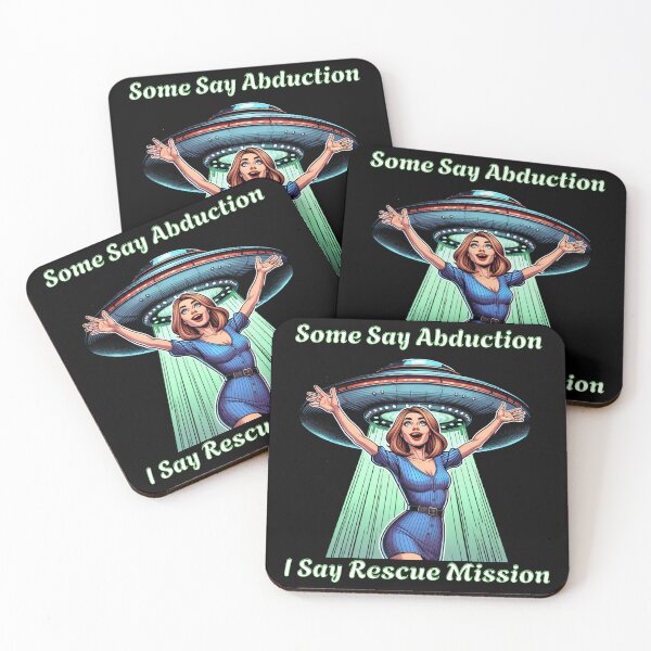 Item preview, Funny UFO Abduction Political Humor designed and sold by wheresthekarma.