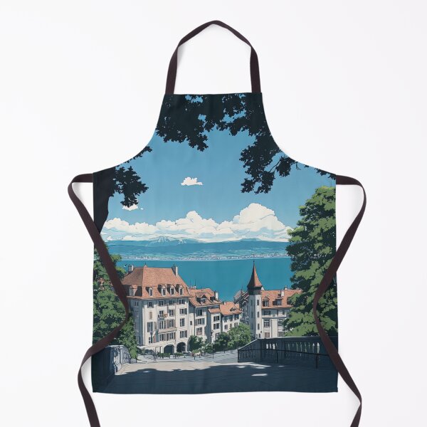 Item preview, Lausanne, city | Anime style designed and sold by ComicsFactory.