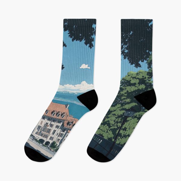 Item preview, Lausanne, city | Anime style designed and sold by ComicsFactory.