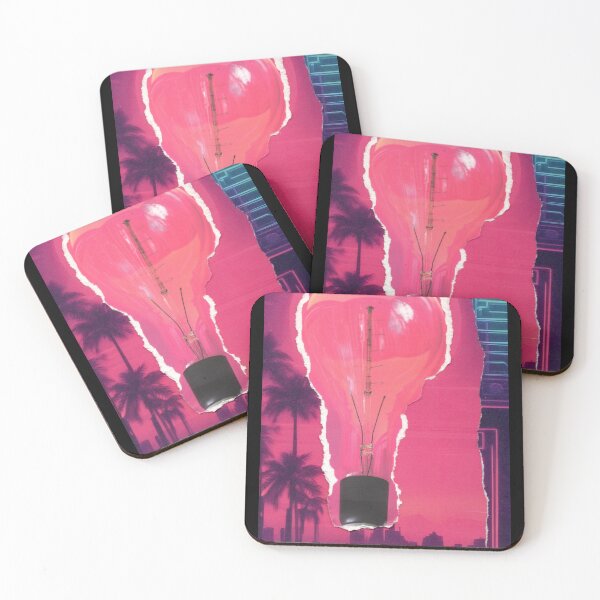 Item preview, Bright idea ripped paper art designed and sold by Deb Puzzledrobots.