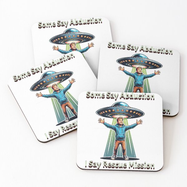 Item preview, Funny UFO Abduction Rescue Mission Political Humor designed and sold by wheresthekarma.