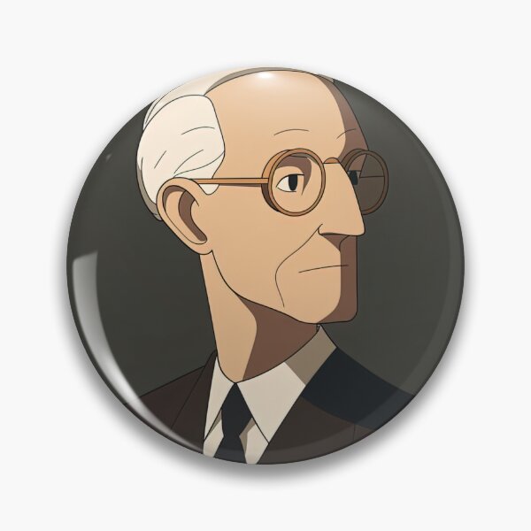 Artikelvorschau, Le Corbusier-Porträt | Anime-Stil entworfen und verkauft von ComicsFactory.