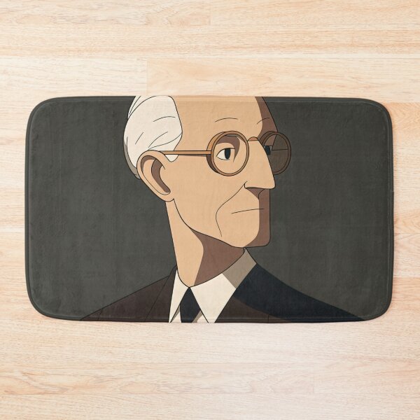 Item preview, Le Corbusier portrait | Anime style designed and sold by ComicsFactory.