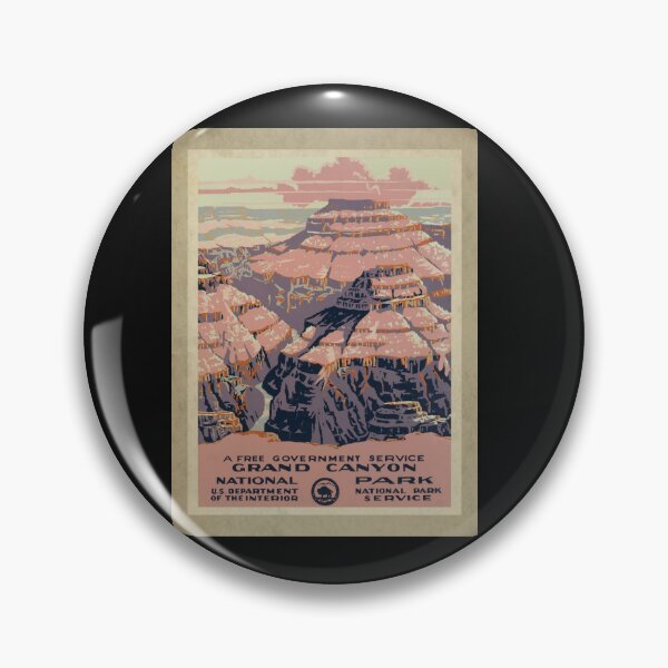 Item preview, Vintage Travel Poster Grand Canyon Print designed and sold by art64.