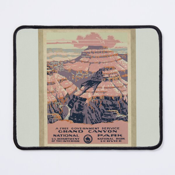 Item preview, Vintage Travel Poster Grand Canyon Print designed and sold by art64.