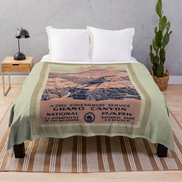 Item preview, Vintage Travel Poster Grand Canyon Print designed and sold by art64.