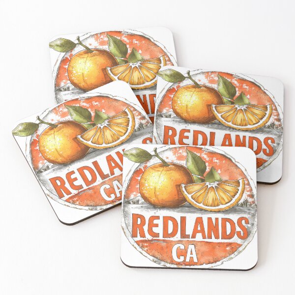 Item preview, Redlands California - Redlands, CA - 92374 -  Vintage Design Shirt designed and sold by grandparufus.