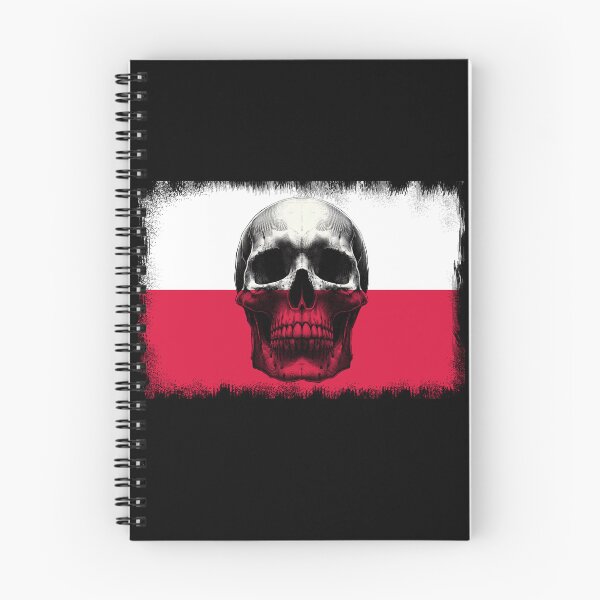 Item preview, POLAND SKULL FLAG NATION RAREART COUNTRY HALLOWEEN #ogirdor designed and sold by ogirdorgraphics.