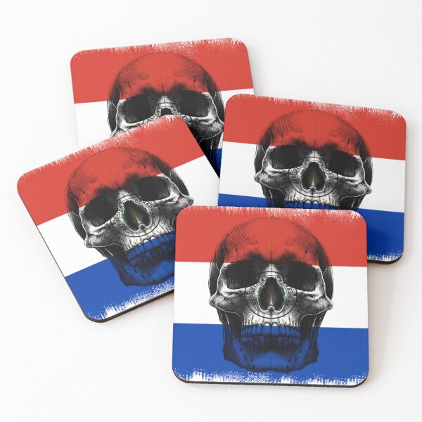 Item preview, PARAGUAY SKULL FLAG NATION RAREART COUNTRY HALLOWEEN #ogirdor designed and sold by ogirdorgraphics.