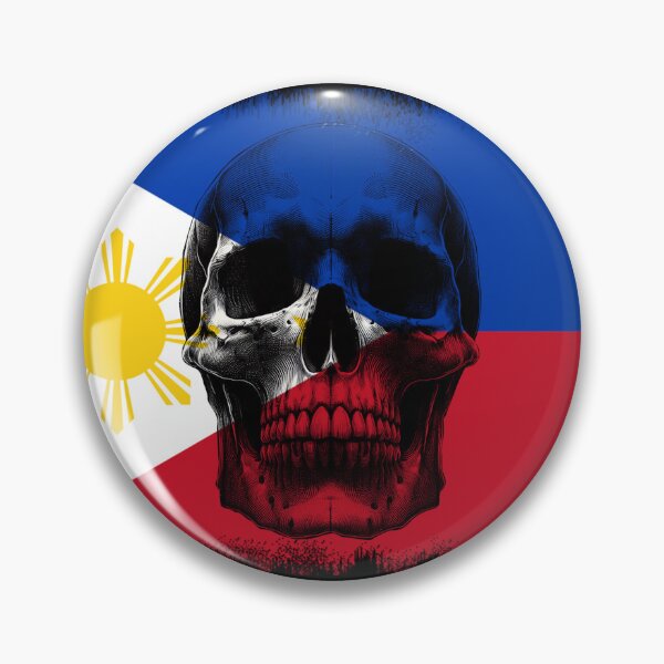 Item preview, PHILIPPINES SKULL FLAG NATION RAREART COUNTRY HALLOWEEN #ogirdor designed and sold by ogirdorgraphics.