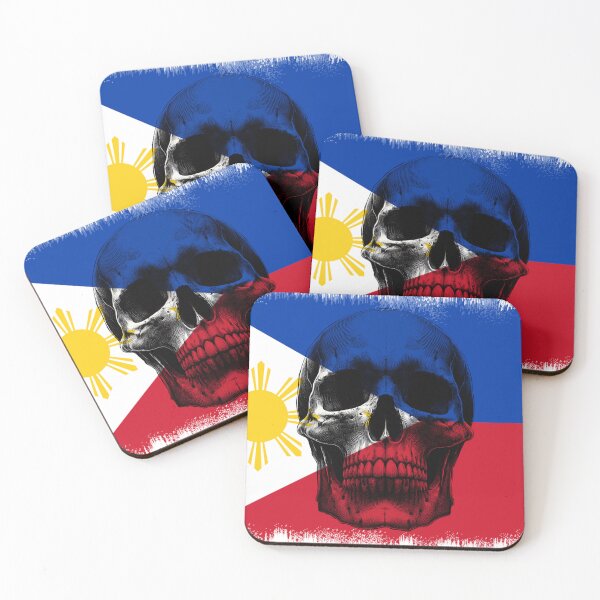 Item preview, PHILIPPINES SKULL FLAG NATION RAREART COUNTRY HALLOWEEN #ogirdor designed and sold by ogirdorgraphics.