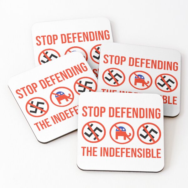 Item preview, Stop defending the indefensible  designed and sold by Rachel the Artist .