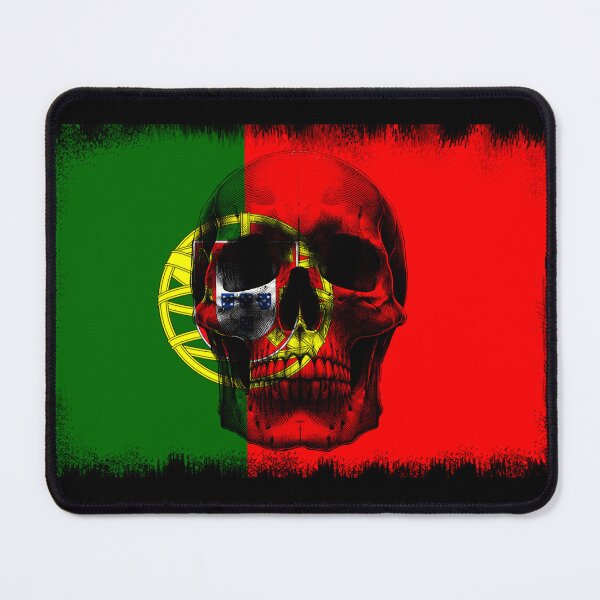 Item preview, PORTUGAL SKULL FLAG NATION RAREART COUNTRY HALLOWEEN #ogirdor designed and sold by ogirdorgraphics.