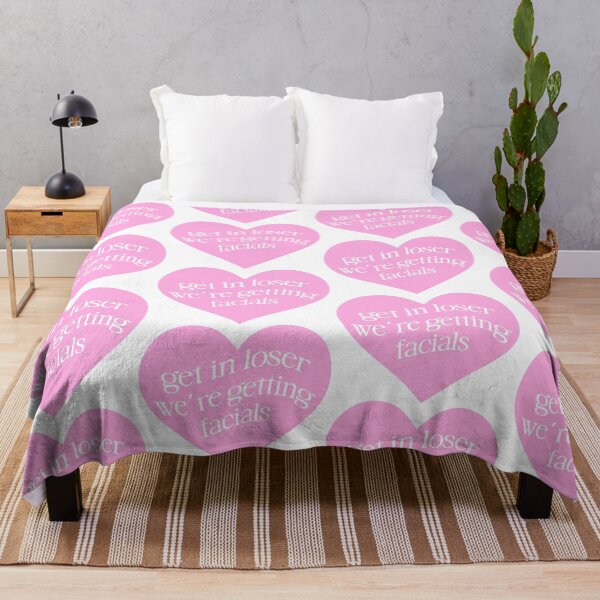 Item preview, Get In Loser We're Getting Facials Pink Aesthetic designed and sold by Creative Brat Design Studio.