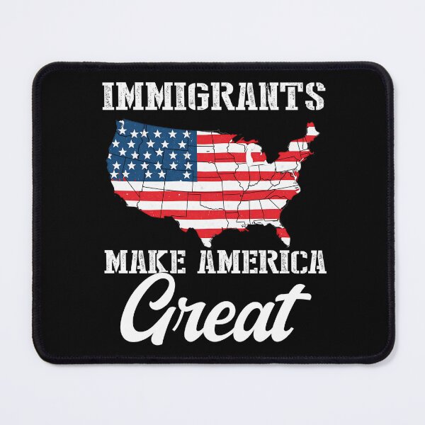 Item preview, Immigrants Make America Great - USA Patriotic Map designed and sold by Smix Pixels.