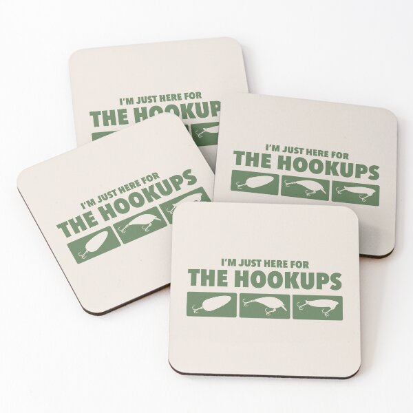 Item preview, Here for the Hookups - Green designed and sold by BlueSkyTheory.