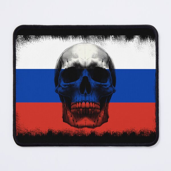 Item preview, RUSSIA SKULL FLAG NATION RAREART COUNTRY HALLOWEEN #ogirdor designed and sold by ogirdorgraphics.