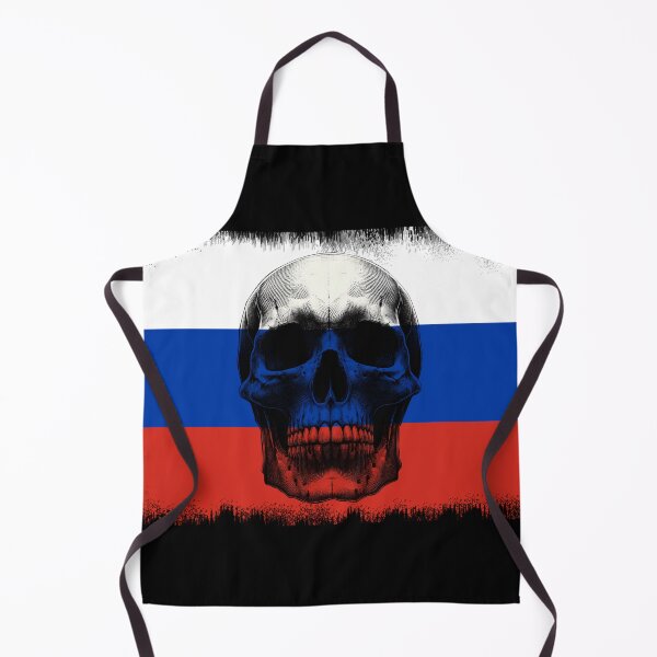 Item preview, RUSSIA SKULL FLAG NATION RAREART COUNTRY HALLOWEEN #ogirdor designed and sold by ogirdorgraphics.