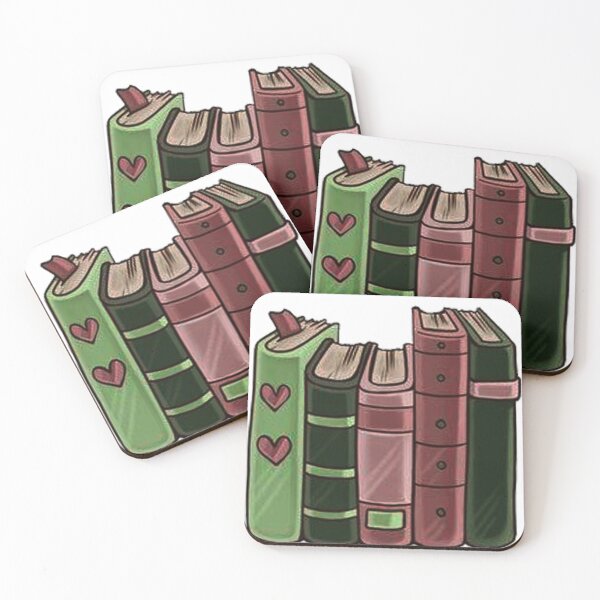 Item preview, green bookish set kindle green designed and sold by AddlPoolart.