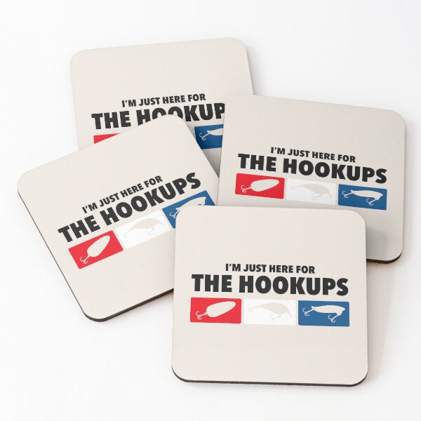 Item preview, Here for the Hookups - Red White Blue designed and sold by BlueSkyTheory.
