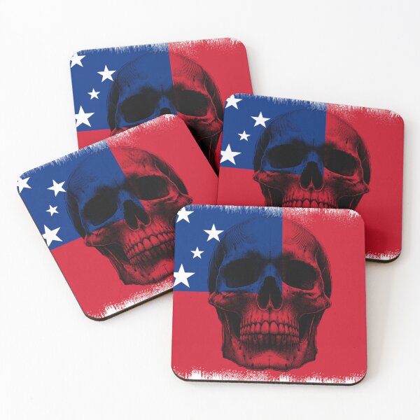 Item preview, SAMOA SKULL FLAG NATION RAREART COUNTRY HALLOWEEN #ogirdor designed and sold by ogirdorgraphics.