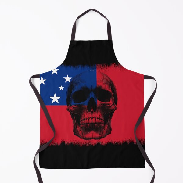 Item preview, SAMOA SKULL FLAG NATION RAREART COUNTRY HALLOWEEN #ogirdor designed and sold by ogirdorgraphics.