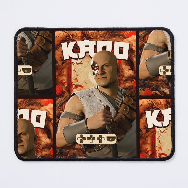 Item preview, Mortal Kombat Retro Kano Gaming Art  designed and sold by Back2Collage.