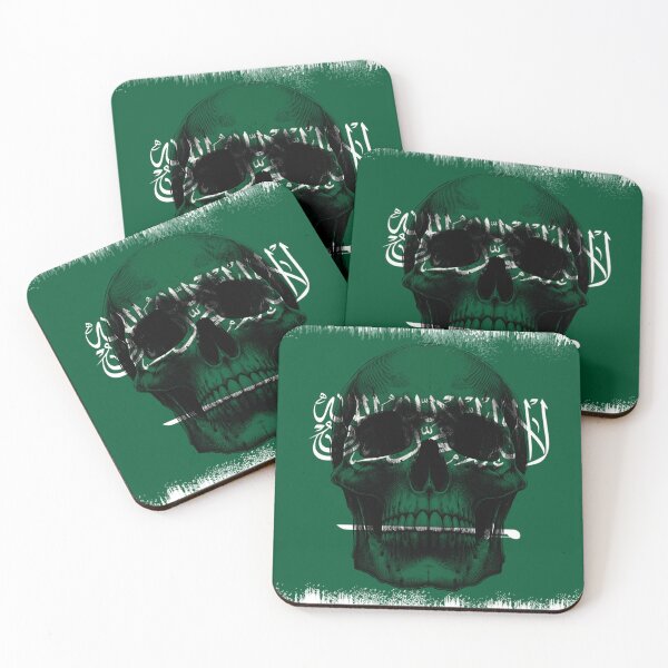 Item preview, ARABIA SAUDITA SKULL FLAG NATION RAREART COUNTRY HALLOWEEN #ogirdor designed and sold by ogirdorgraphics.
