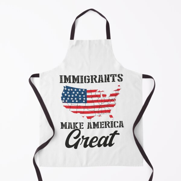 Item preview, Immigrants Make America Great - USA Patriotic Map   designed and sold by Smix Pixels.
