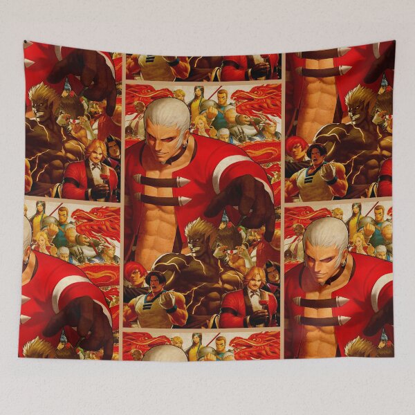 Item preview, Yashiro Nanakase Arcade Retro King of Fighters Gaming Art designed and sold by Back2Collage.