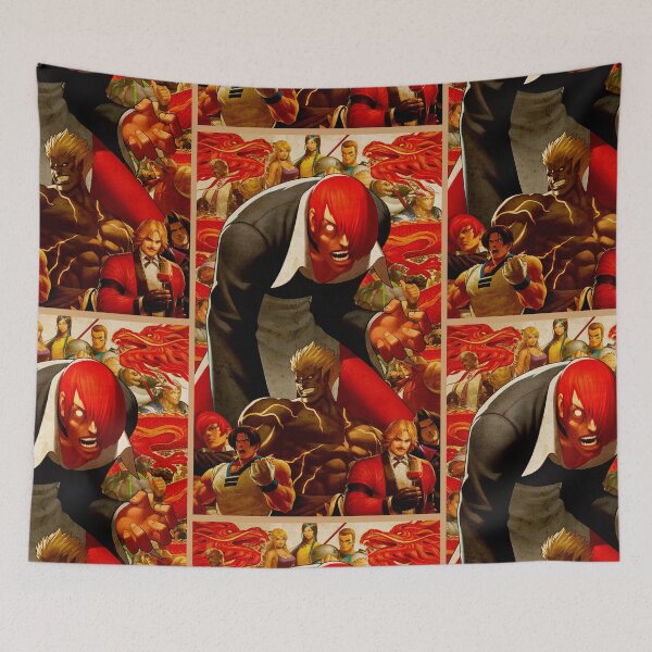Item preview, Iori Yagami Arcade Retro King of Fighters Gaming Art designed and sold by Back2Collage.