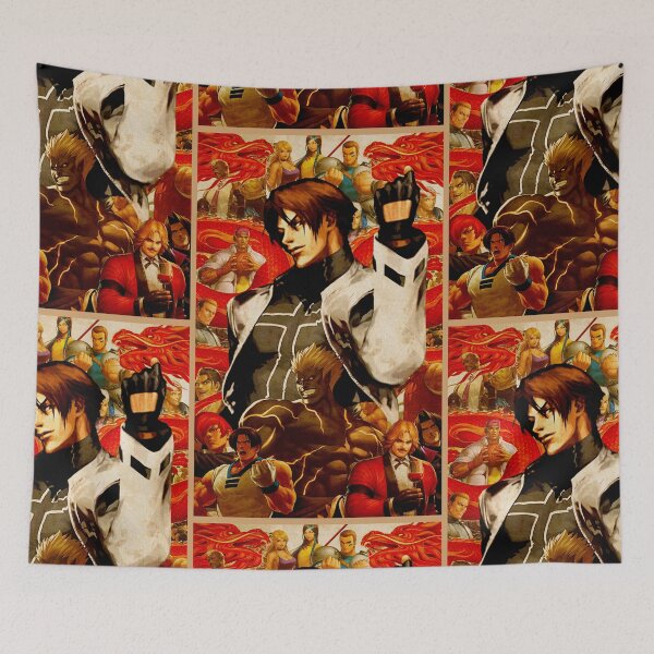 Item preview, Kyo Kusanagi Arcade Retro King of Fighters Gaming Art designed and sold by Back2Collage.